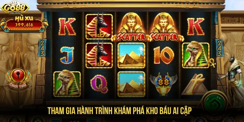 Tham gia hành trình khám phá kho báu Ai Cập